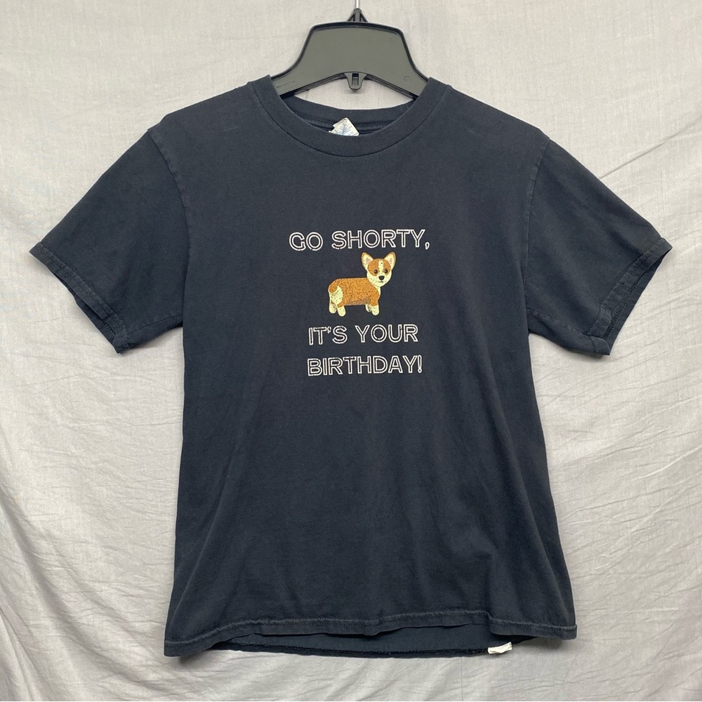 Port & Company "Go Shorty Its Your Birthday" T-Shirt Black Kids Size | M